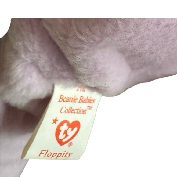 Ty Beanie Babies Easter Bunny Duck Plush Set Floppity Hoppity Quackers - Picture 6 of 10